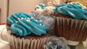 Choclate Cupcakes with Blue Vanilla Buttercream12